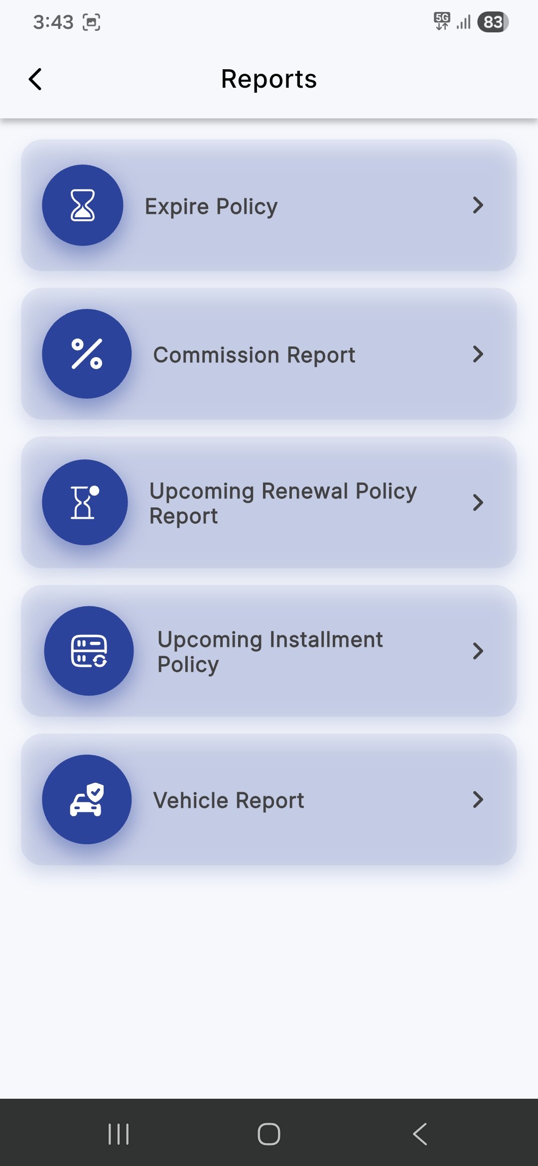 Agent App Screen